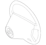 2204600603 - Steering: Steering Wheel for Mercedes-Benz Image