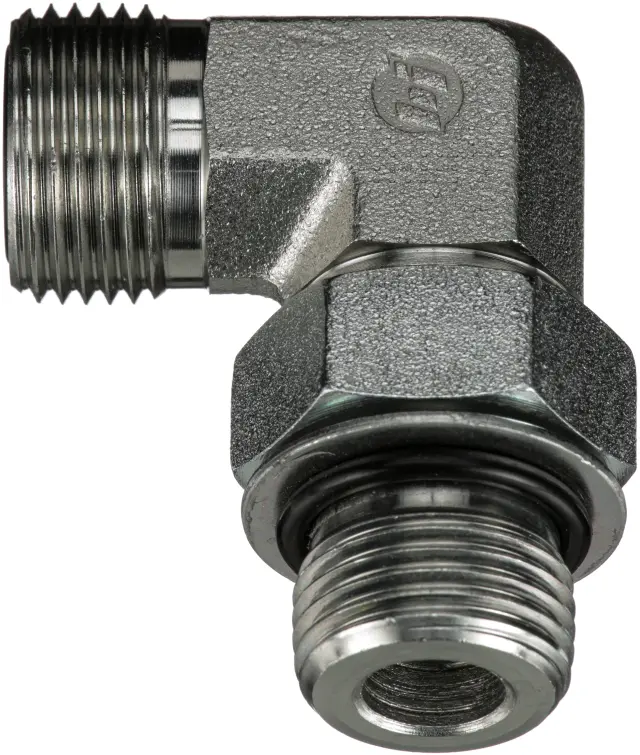 G608100406 - : Male Flat-Face O-Ring to Male O-Ring Boss - 90 (SAE to SAE) for Gates Image