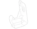 2203282640 - : Holder for Mercedes-Benz: CL500, CL55 AMG, S430, S55 AMG Image