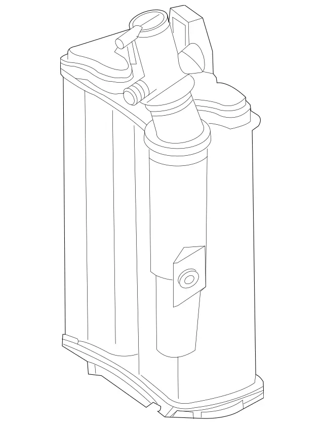 212470035964 - Fuel System: Activated Charcoal Filter for Mercedes-Benz: CLS500, CLS55 AMG, CLS550, CLS63 AMG Image image