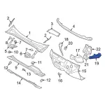 LX6Z78016A23A - Body: Reinforcement for Ford: Bronco Sport, Escape, Maverick | Lincoln: Corsair Image