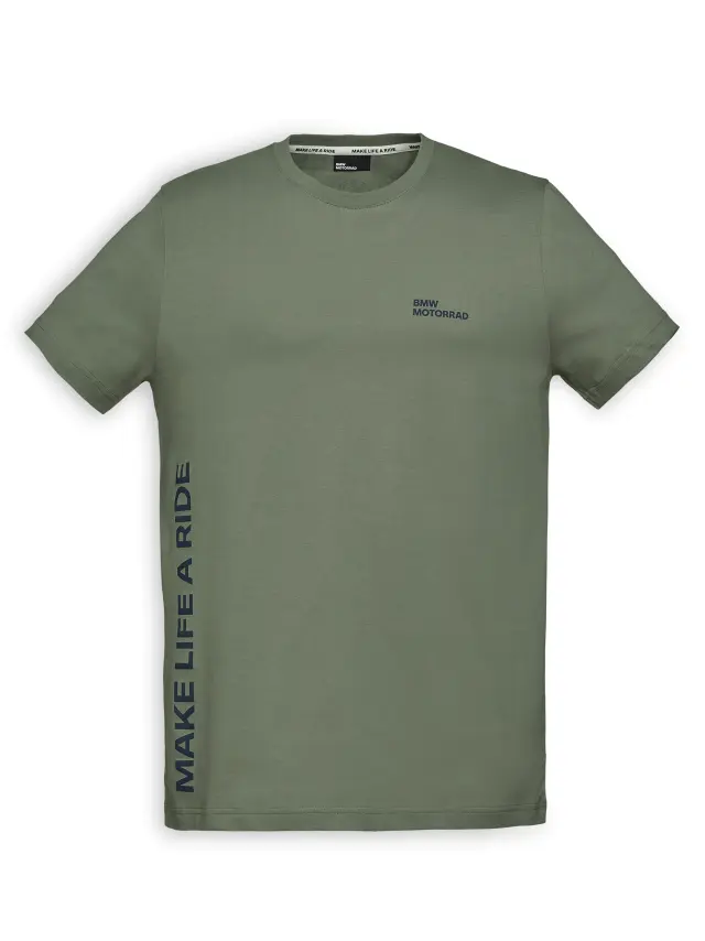 MENSMAKELIFEARIDETSHIRTGREEN - : Mens Make Life a Ride T-Shirt for BMW-Motorrad Image