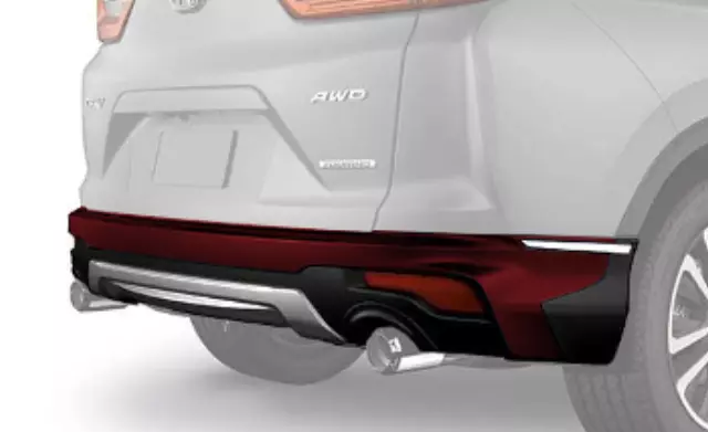 8P99TLA1B0A - Exterior: 2018-2019 Honda CR-V - Sport Bumper, Rear, (Touring Only) for Honda: CR-V Image