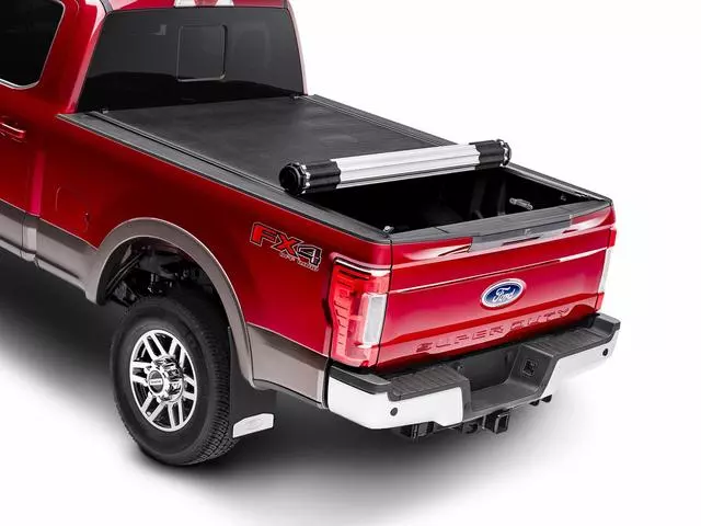 VHC3Z99501A42U - : Tonneau Cover, Hard Roll-Up, Black for Ford: E-350 Super Duty, E-450 Super Duty, F-250 Super Duty, F-350 Super Duty, F-450 Super Duty, F-550 Super Duty Image