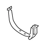 KB3Z9054C - Fuel System: Fuel Tank Strap for Ford Image