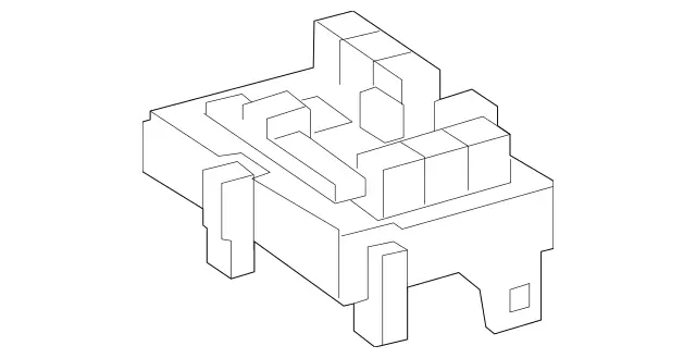 2215450801 - Electrical Equipment and Instruments: Elec. Center, Base Module for Mercedes-Benz: 300S, CL550, CL600, CL63 AMG, CL65 AMG, S600, S63 AMG Image image