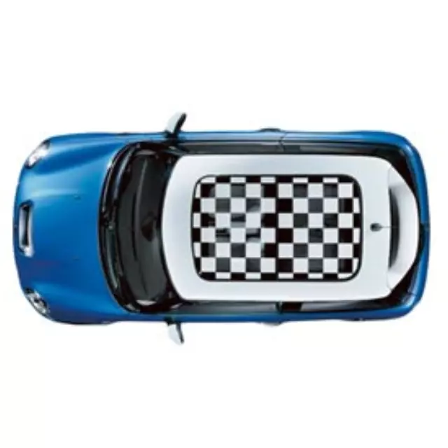 51140418664 - Body: Sun Roof Decal - Checkered Flag for Mini Image