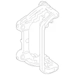 4231806 - : Brake Carrier for Mercedes-Benz: CLS450, CLS53 AMG, E400, E43 AMG, E450, E53 AMG, E63 AMG S, GLC300, GLC43 AMG, GLC63 AMG, GLC63 AMG S Image