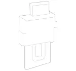 2228851214 - Attachment Parts: Holder for Mercedes-Benz: S450, S550e, S63 AMG, S65 AMG Image