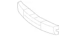 2168850137 - Attachment Parts: Impact Absorber for Mercedes-Benz Image