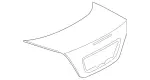 203750067567 - Trunk Lid: Trunk Lid for Mercedes-Benz: C32 AMG Image