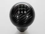 FM5Z7213A - Interior: Shift Knob - Black - Carbon Fiber - 5-Speed for Ford: Fiesta, Focus Image