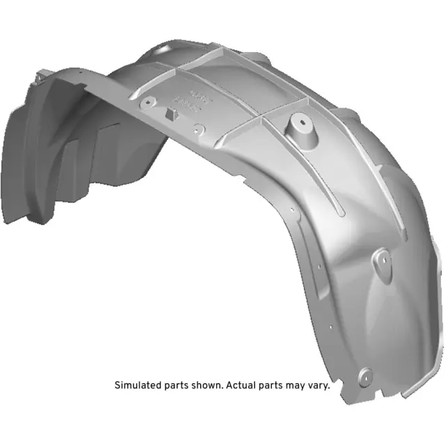 22763673 - Body: Fender Liner for GMC: Sierra 2500 HD, Sierra 3500 HD Image