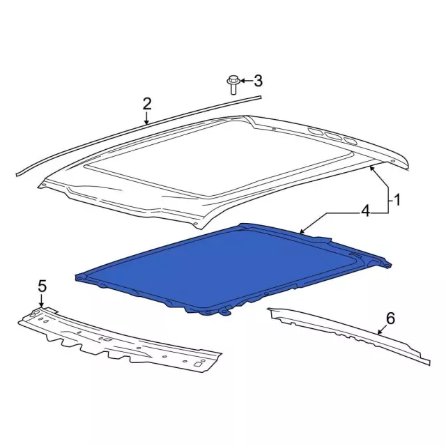 Sunroof Frame - Ford (PC3Z-26502C22-B)