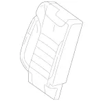 16692004147H23 - Body: Seat Cover for Mercedes-Benz: ML 250, ML 350, ML 400, ML 550, ML 63 AMG&amp;reg; Image image