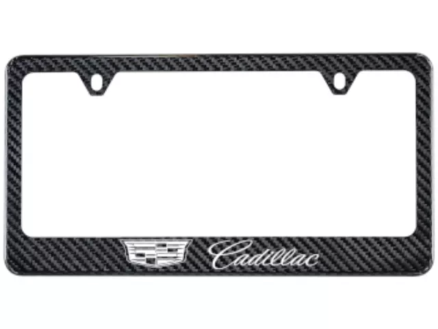 19432774 - Exterior: License Plate Frame for Cadillac: ATS, CT4, CT5, CT6, CTS, Escalade, Escalade ESV, LYRIQ, XT4, XT5, XT6, XTS | Chevrolet: Suburban, Tahoe | GMC: Yukon Image