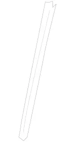 1408882185 - Attachment Parts: Trim Bar for Mercedes-Benz Image