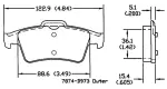 13050773 - : Disc Brake Pad Set for OmniParts Image