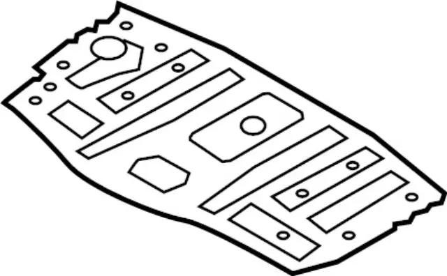 74514CD034 - Body: Rear Floor Pan for INFINITI: G37, Q60 Image