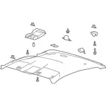 KB3Z2151916BA - Body: Headliner for Ford: Ranger Image