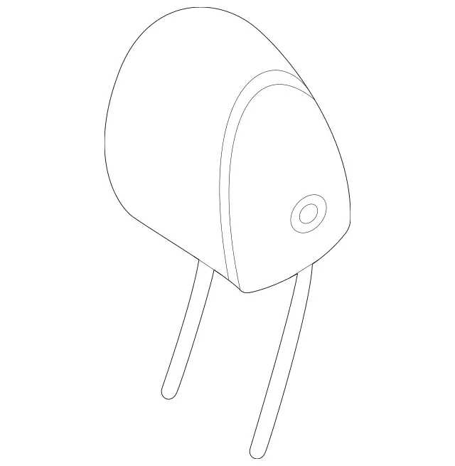 1679705804 - Driver Seat: Head Restraint for Mercedes-Benz: GLE350, GLE450, GLE450e, GLE53 AMG, GLE580, GLE63 AMG S, GLS450, GLS580, GLS63 AMG, Maybach GLS600 Image image