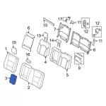 ML3Z1667112AF - : Armrest Assembly for Ford Image
