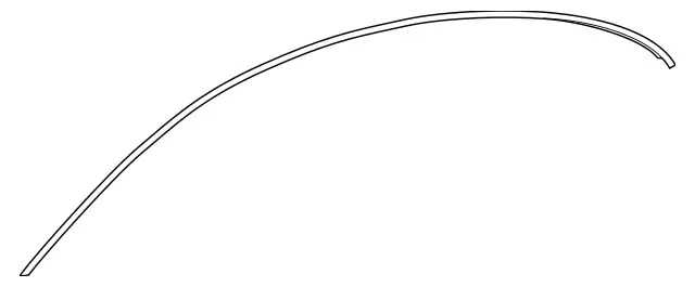 257673090064 - Covering and Lining: Trim Strip for Mercedes-Benz Image