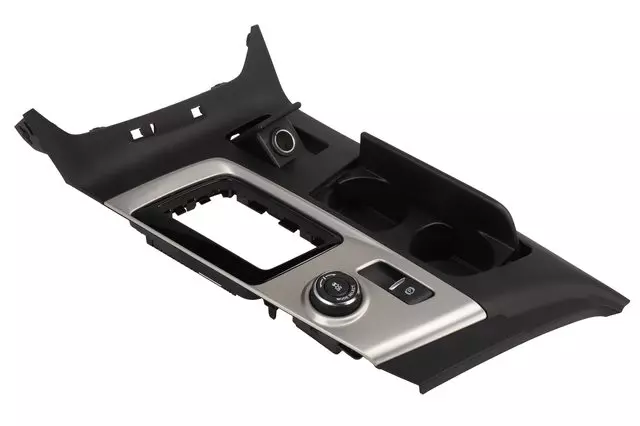 Black Front Floor Console Trim Plate - GM (84566916)