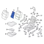 LB5Z14D696L - Body: Seat Cushion Heater for Ford: Explorer, Police Interceptor Utility Image