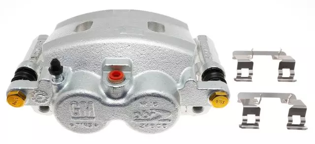 19344749 - : Front Passenger Side Disc Brake Caliper Assembly (Friction Ready Coated), Remanufactured for GM Image