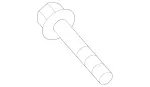 910105014017 - Rear Axle: Hexagon Head Bolt for Mercedes-Benz Image