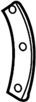 85044F6610 - Body: Reinforcement Bracket for INFINITI: M30 Image