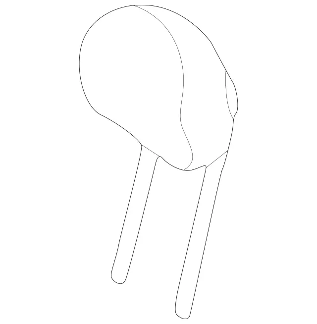 46397020509A84 - Body: Headrest for Mercedes-Benz Image