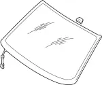 727006Y310 - : Windshield for INFINITI: I30, I35 Image