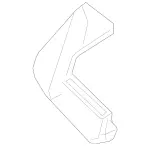 4638316845 - Heating and Ventilation: Duct for Mercedes-Benz Image