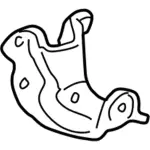 YC3Z5775AB - Suspension: Spring Bracket for Ford: Excursion Image