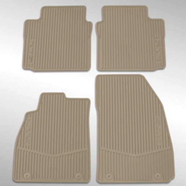 22780668 - : Front and Rear All-Weather Floor Mats in Dune with XTS Logo for ACDelco Image