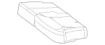 2929207702 - : Padding, Rear Seat Cushion for Mercedes-Benz: GLE43 AMG, GLE450 AMG, GLE63 AMG S Image