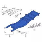 F81Z5005HA - Body: Frame Assembly for Ford: F-350 Super Duty Image