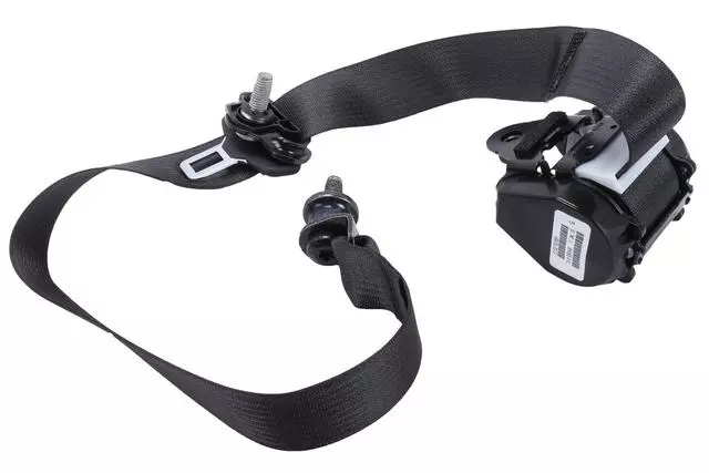 Jet Black Rear Driver Side Seat Retractor Side Belt - GM (19355565)