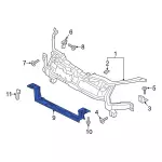 LK4Z8125A - Body: Radiator Support Tie Bar for Ford Image