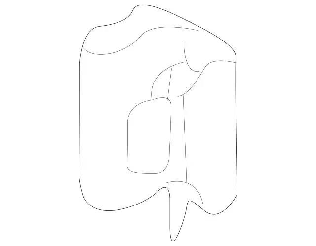 1709880378 - Body: Inner Cover Clip for Mercedes-Benz Image