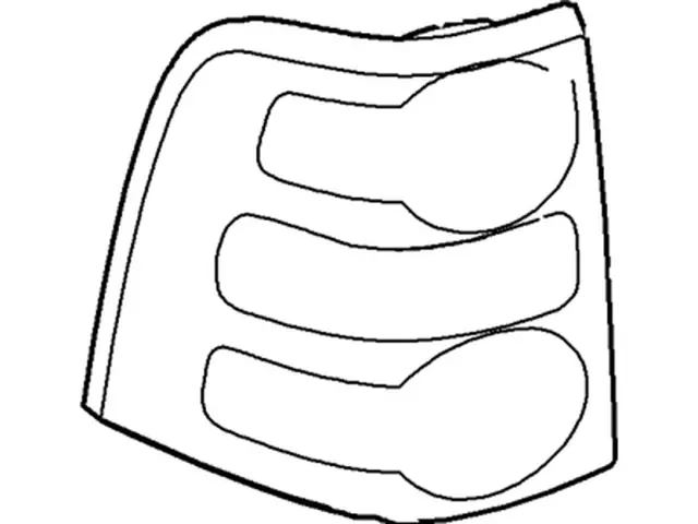 6L2Z13404CACP - : Lamp Assembly - Rear Stop And Flas for Ford Image