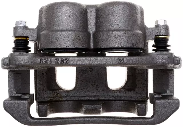 Front Driver Side Disc Brake Caliper Assembly With Ceramic Pads (Loaded Non-Coated), Remanufactured - GM (19366062)