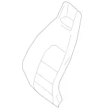 20791083038R01 - : Outer Cover, Seat Backr for Mercedes-Benz Image