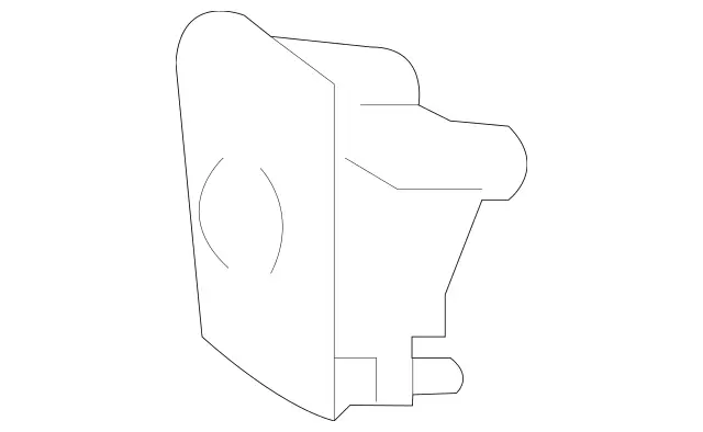 16492459378K67 - Body: Child Seat Bracket Cap for Mercedes-Benz Image