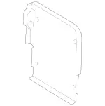 46392410377137 - Body: Seat Back Panel for Mercedes-Benz Image