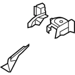 7T4Z16055F - Body: Strut Support for Ford: Edge | Lincoln: MKX Image