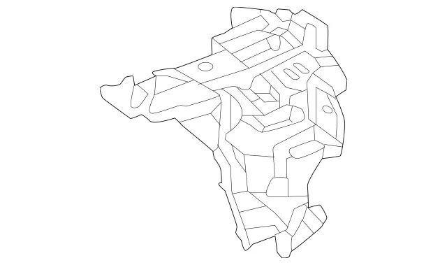 2478852503 - Attachment Parts: Bumper Holder for Mercedes-Benz: GLB35 AMG Image image