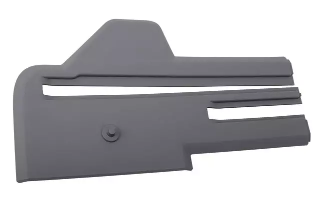 Dark Titanium Rear Driver Side Seat Track Rear Outboard Cover - GM (25878691)